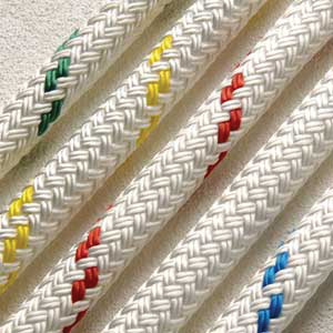 Полиэстеровый плет.24 прядный трос диам. 5 мм.х200