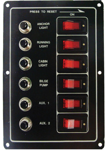 Панель электр-ая с шестью переключателями (тип 1)