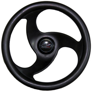 Рулевое колесо  (LM-W-10) 280 мм. диаметр (чёрное)