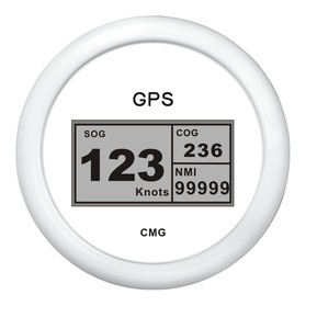 GPS- Спидометр белый цыфровой 85 мм